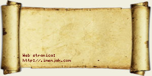 Jasmina Pribanović vizit kartica